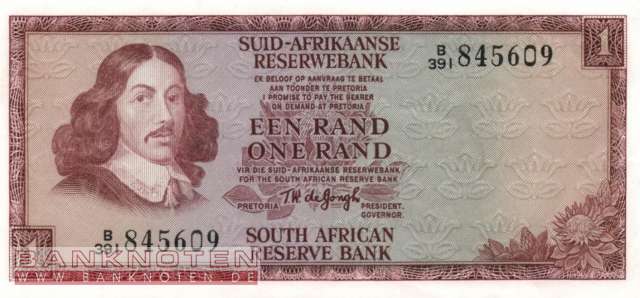 South Africa - 1  Rand (#116b_UNC)