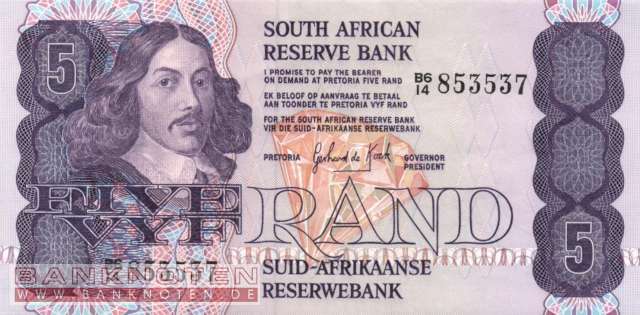 Südafrika - 5  Rand (#119c_UNC)