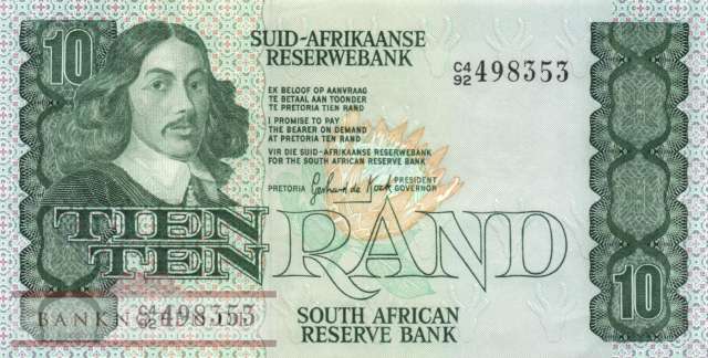 Südafrika - 10  Rand (#120c_XF)
