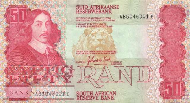 South Africa - 50  Rand (#122a_VF)