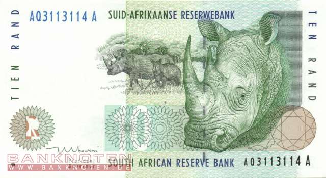 South Africa - 10  Rand (#123b_UNC)