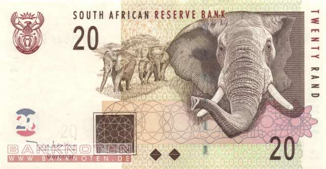 Südafrika - 20  Rand (#129a_UNC)