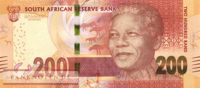 Südafrika - 200  Rand (#142b_UNC)