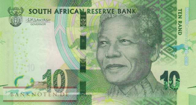 South Africa - 10  Rand (#143a_UNC)