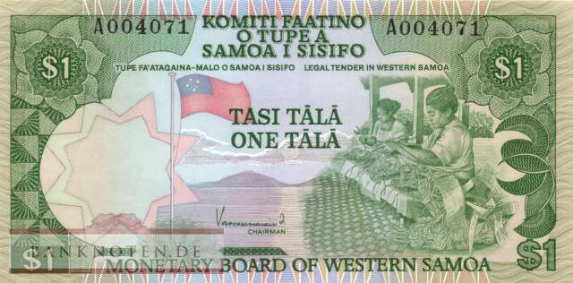 Samoa - 1  Tala (#019_UNC)