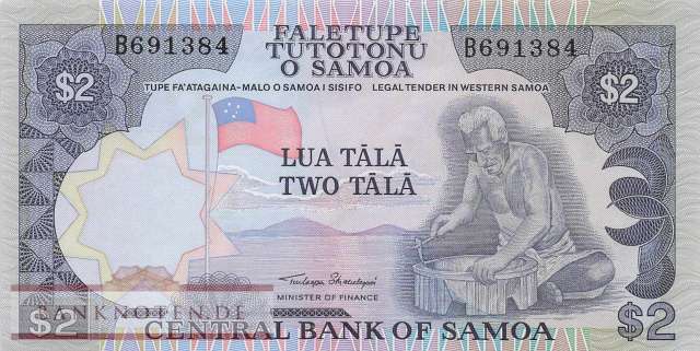 Samoa - 2  Tala (#025_UNC)