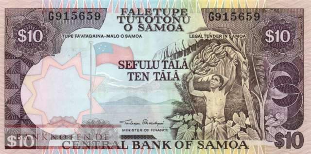 Samoa - 10  Tala (#034a_UNC)