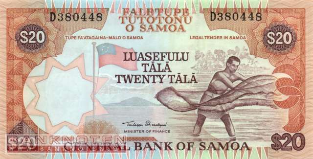 Samoa - 20  Tala (#035a_UNC)