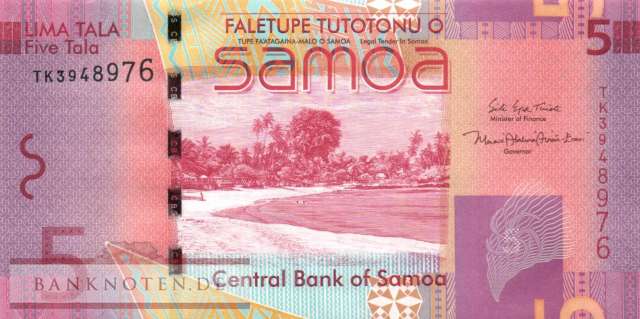 Samoa - 5  Tala (#038c_UNC)