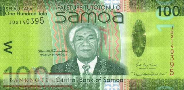 Samoa - 100  Tala (#044b_UNC)