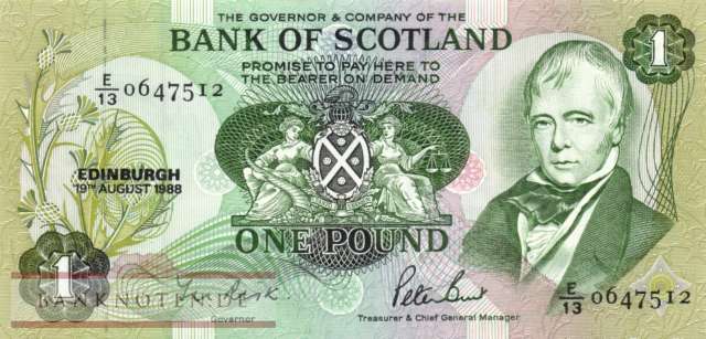 Scotland - 1  Pound (#111g_UNC)