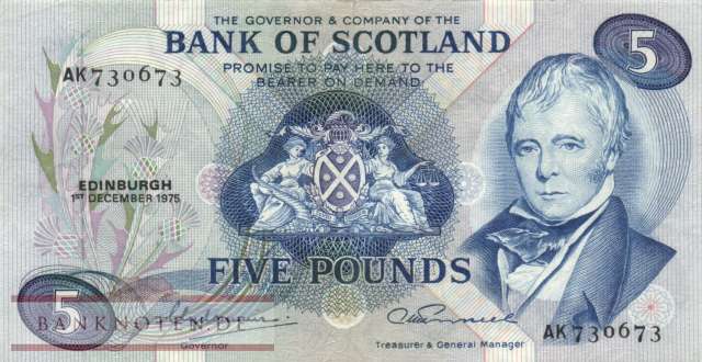 Schottland - 5  Pound (#112c-75_VF)