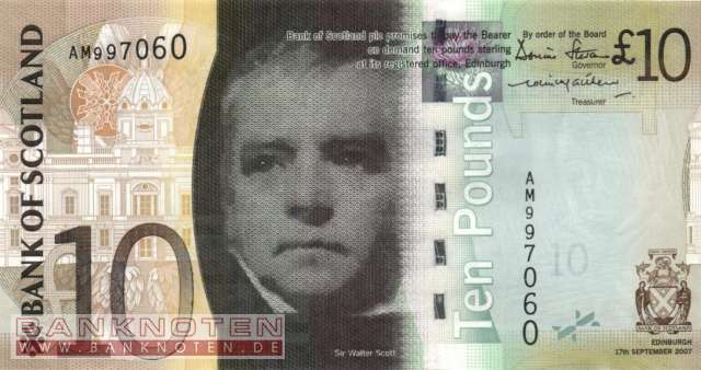 Schottland - 10  Pounds (#125a_UNC)