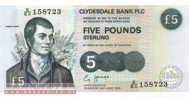 Scotland - 5  Pounds (#218d_UNC)