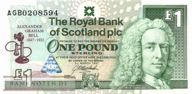 Scotland - 1  Pound (#359_UNC)