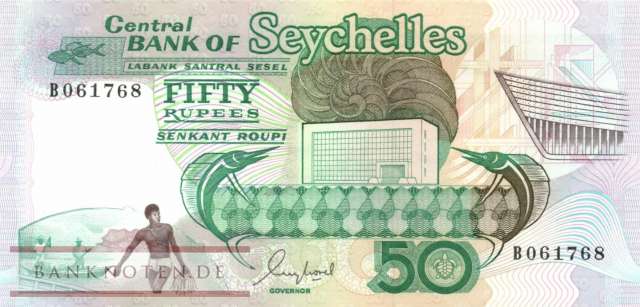 Seychelles - 50 Rupees (#034_UNC)