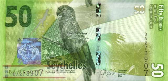 Seychelles - 50  Rupees (#049_UNC)