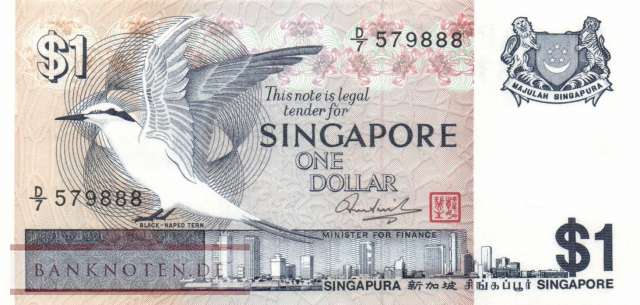 Singapur - 1  Dollar (#009-1_UNC)