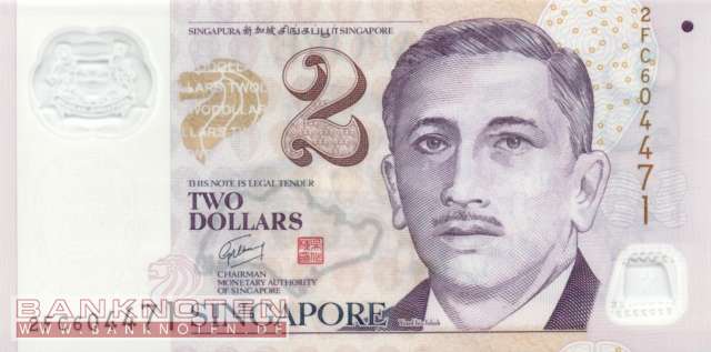 Singapur - 2  Dollars (#046a_UNC)