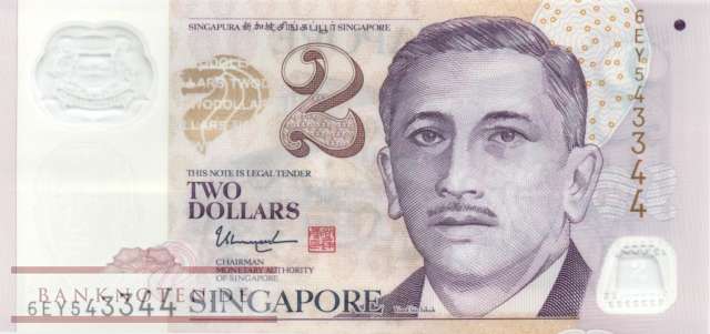 Singapur - 2  Dollars (#046i_UNC)