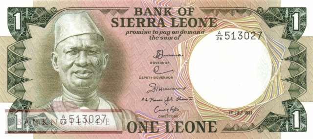 Sierra Leone - 1  Leone (#005d_UNC)