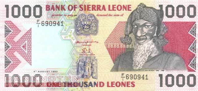 Sierra Leone - 1.000  Leones (#020a_UNC)