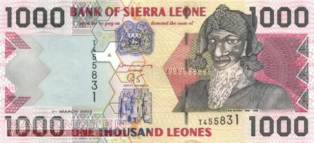 Sierra Leone - 1.000  Leones (#024b_UNC)