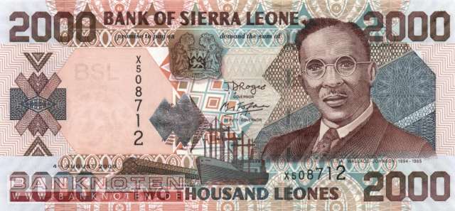 Sierra Leone - 2.000  Leones (#026c_UNC)