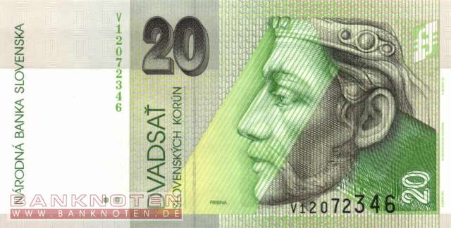 Slowakei - 20 Korun (#020g_UNC)