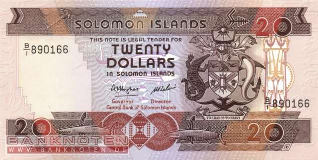 Salomonen - 20  Dollars (#016a_UNC)