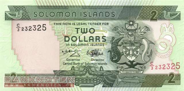 Solomon Islands - 2 Dollars (#018_UNC)