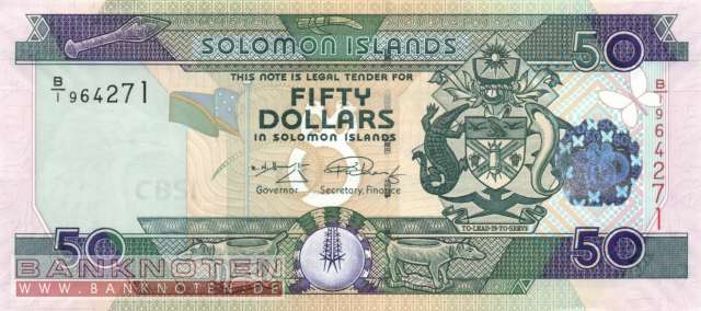 Salomonen - 50  Dollars (#029-U9_UNC)