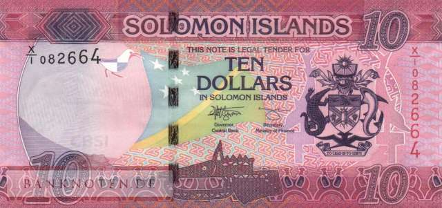 Solomon Islands - 10  Dollars - Replacement (#033bR_UNC)