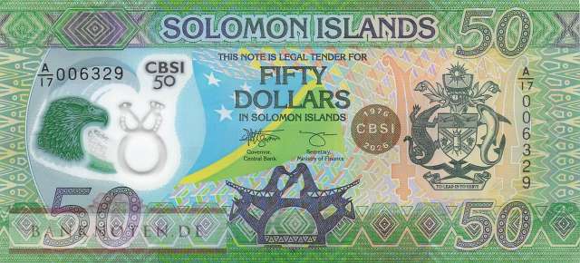 Solomon Islands - 50  Dollars - Golden Jubilee (#040_UNC)