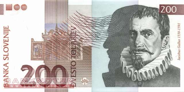 Slowenien - 200  Tolarjew - Ersatzbanknote (#015dR_UNC)