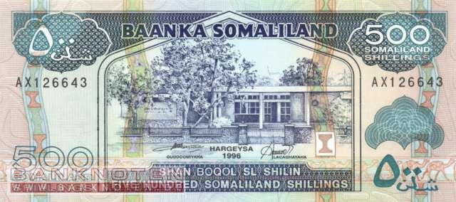 Somaliland - 500  Shillings (#006b_UNC)
