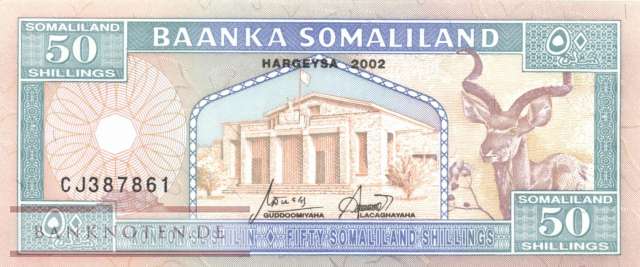 Somaliland - 50  Shillings (#007d_UNC)