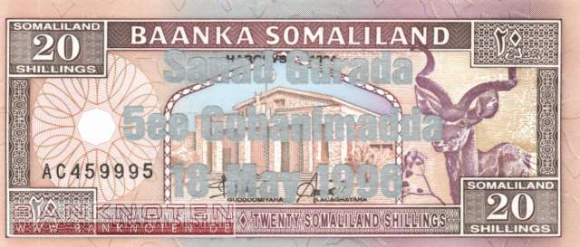 Somaliland - 20  Shillings (#016_UNC)
