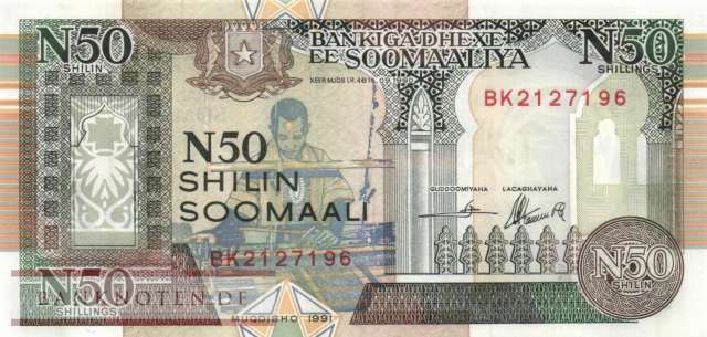 Somalia - 50  Shilin (#R002-2_UNC)