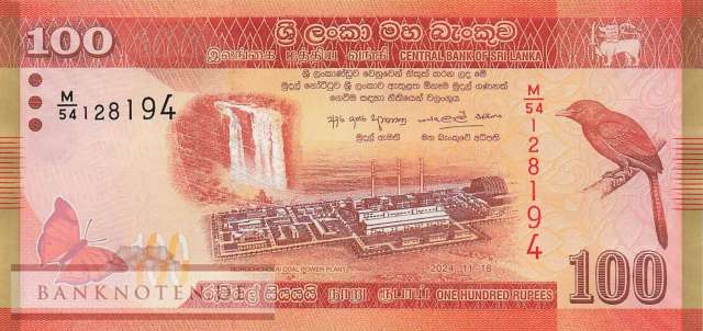 Sri Lanka - 100  Rupees (#125l_UNC)