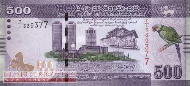 Sri Lanka - 500  Rupees (#126a_UNC)
