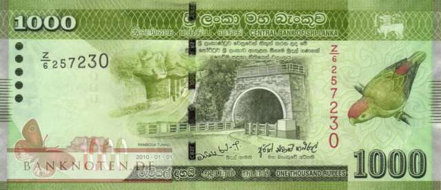 Sri Lanka - 1.000  Rupees - Ersatzbanknote (#127r_UNC)
