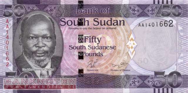 Südsudan - 50  Pounds (#009_UNC)