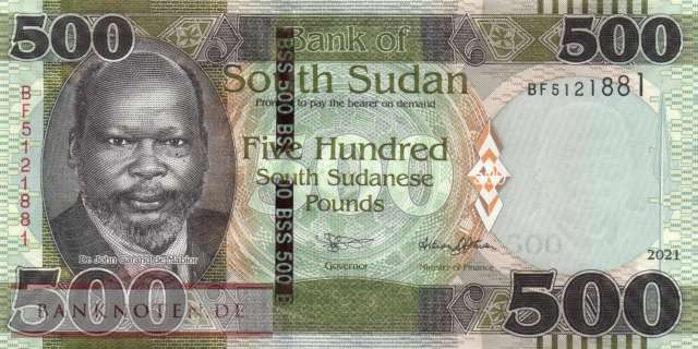 Südsudan - 500  Pounds (#016c_UNC)