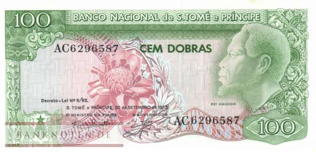 Sao Tome & Principe - 100  Dobras (#057_AU)