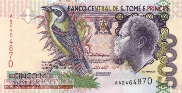 Sao Tome & Principe - 5.000  Dobras (#065b_UNC)