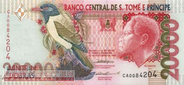 St. Thomas & Prince - 20.000  Dobras (#067a_UNC)