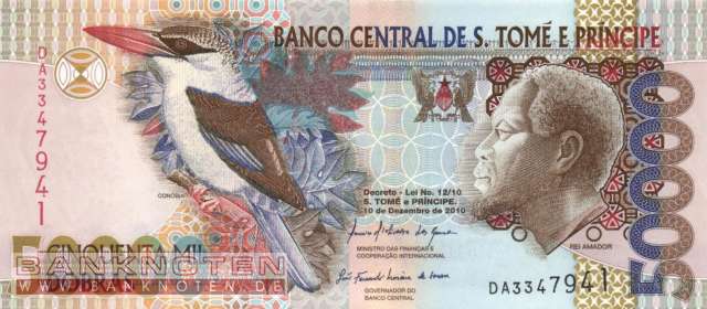 St. Thomas & Prince - 50.000  Dobras (#068d_UNC)