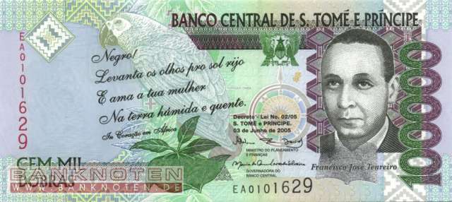 Sao Tome & Principe - 100.000  Dobras (#069a_UNC)