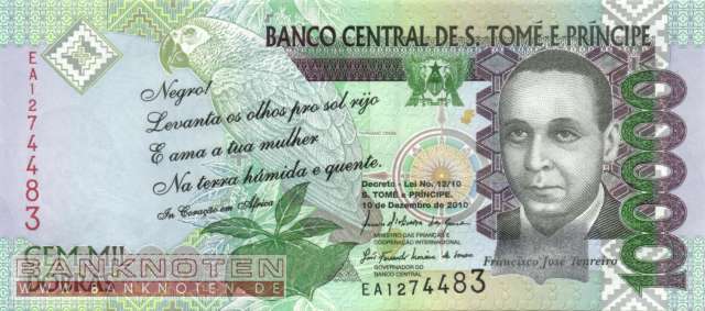 St. Thomas & Prince - 100.000  Dobras (#069b_UNC)